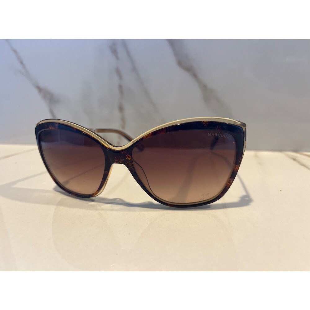 Marciano By Guess GM738 5OF Brown Cat Eye Sunglasses Frame   59-15-135
